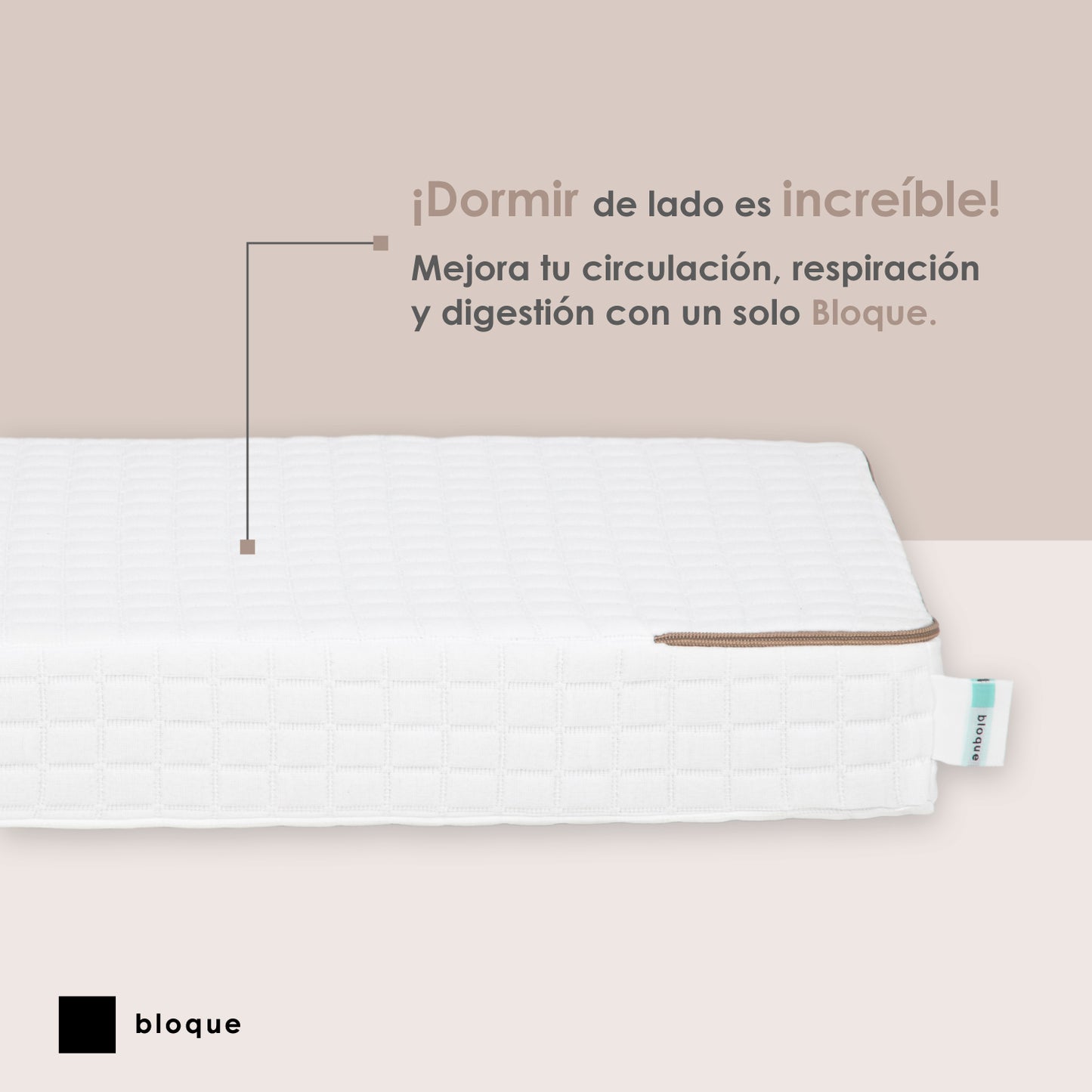 almohadas para dormir bloque